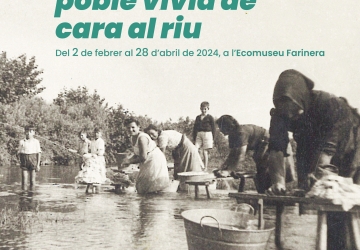 Cartell Exposició “La Muga, quan el poble vivia de cara al riu”