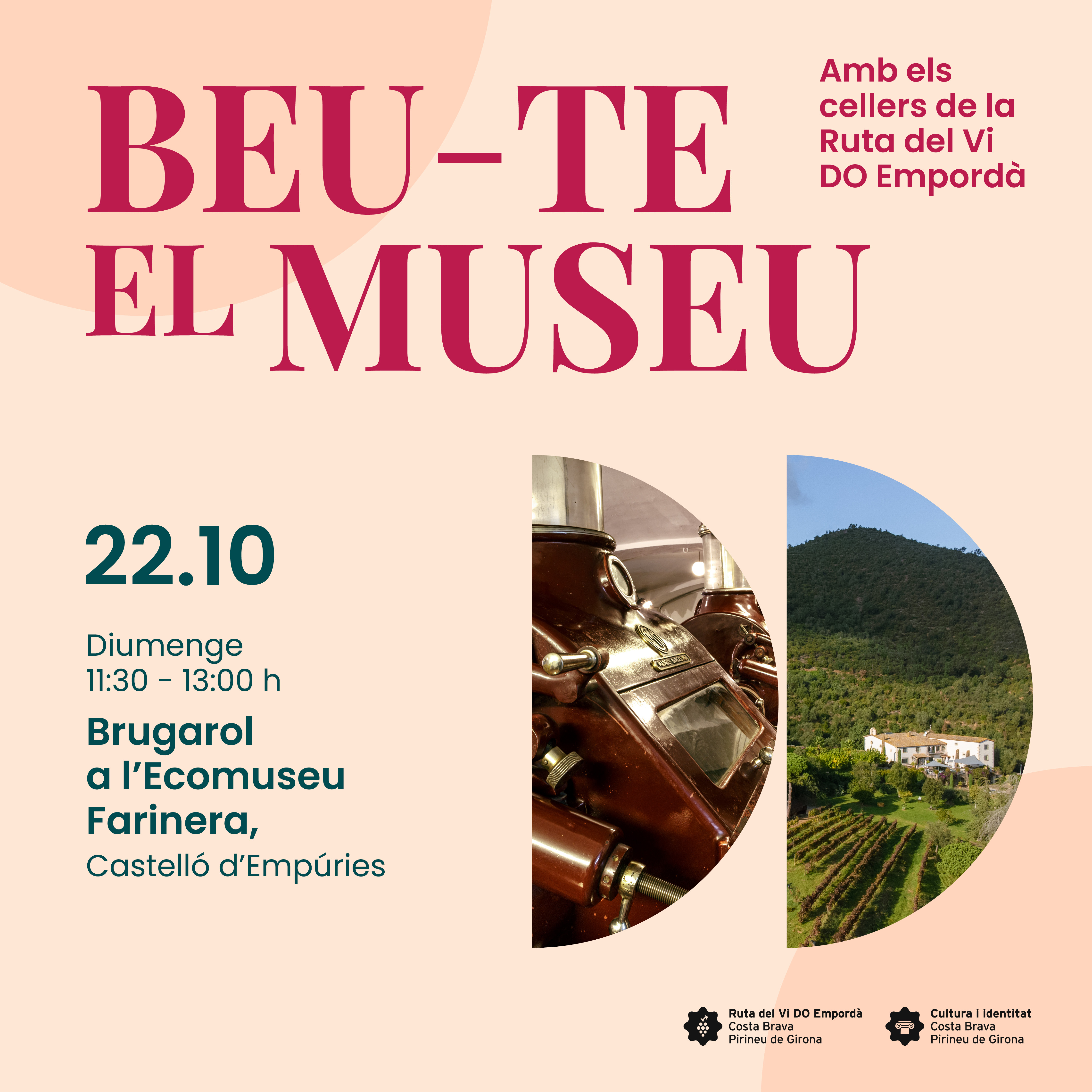 Beu-te el museu amb Ecomuseu Farinera & Celler Brugarol